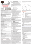 GEBRAUCHSANLEITUNG UND PR&Uuml;FBUCH MODE D`EMPLOI ET