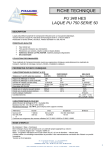 Laque PU 750 s&eacute;rie 50 HES