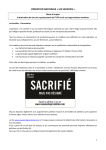 OPERATION NATIONALE « LES SACRIFIES »