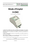 Mode d`Emploi X-ENO