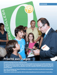 Priorité aux usages - Conseil Général de la Corrèze