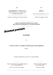 RAPPORT - Assembl&eacute;e nationale