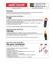 F 205 CM 605 Set pour multimètre