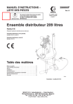 308666b , Ensemble distributeur 209 litres
