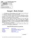 E4 - Voyage mode d`emploi