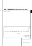 AVR 255/AVR 355 Ampli-tuner audio/vidéo