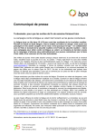 Communiqué de presse