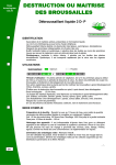 D&eacute;broussaillant liquide 2 D- P