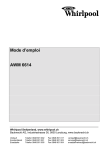 Mode d`emploi AWM 6614