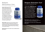 Belgom Entretien Cuir Belgom R&eacute;novateur Cuir
