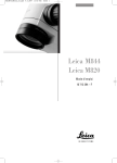 Leica M844 Leica M820 - Union des Groupements d`Achats Publics