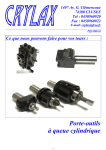 Porte-outils à queue cylindrique