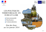 Politiques territoriales 2014 - Préfecture d`Eure-et-Loir