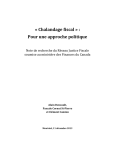 Chalandage fiscal » : Pour une approche politique