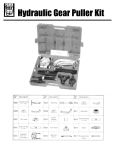 Hydraulic Gear Puller Kit