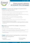 Mode d`emploi adh&eacute;sion au Collectif Ville Campagne