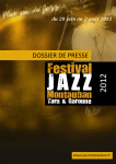 DOSSIER DE PRESSE - Jazz à Montauban