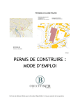 PERMIS DE CONSTRUIRE : MODE D`EMPLOI