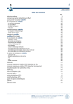 Table des matières