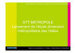 GTT METROPOLE Lancement de l`étude dimension métropolitaine