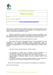 Mode d`emploi