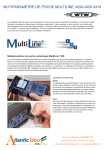 MUTIPARAMETRE DE POCHE MULTILINE 3430-3420-3410