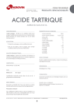 Acide tartrique
