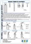 Mode d`emploi express - oxywell - - Aqua