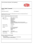 DuPont™ Altacor® Insecticide Fiche Signalétique