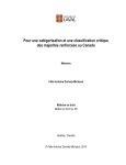 Pour une cat&eacute;gorisation et une classification critique des majorit&eacute;s