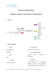 Classer les informations Organiser, classer et structurer les