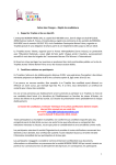 1 Cahier des Charges &ndash; D&eacute;p&ocirc;t de candidature