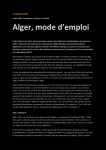 Alger, mode d`emploi