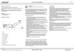 Cric rouleur hydraulique Mode d`emploi - Page 1