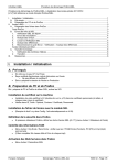 Proc&eacute;dure de d&eacute;marrage ProEco/SIEL