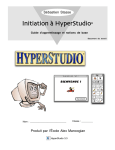 Initiation &agrave; HyperStudio&reg; - Intervenant en nouvelles technologies