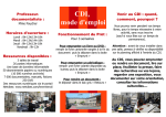 flyer cdi mode d`emploi