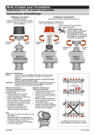 Collecteur 1-1⁄4" en acier inoxydable Mode d`emploi pour