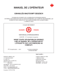 MANUEL DE L`OP&Eacute;RATEUR - Degesch America, Inc.