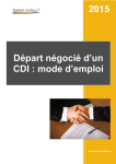 2015 Départ négocié d`un CDI : mode d`emploi - Assistant