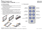 Mode d`emploi court modèles S 962-2, S 962