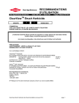 RECOMMANDATIONS D`UTILISATION ClearView