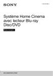 Système Home Cinema avec lecteur Blu-ray Disc/DVD