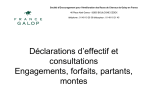 Diapositive 1 - France Galop