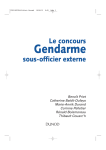 Le concours Gendarme sous-officier externe