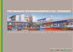 PERFORMANCE ENVIRONNEMENTALE DES LOGEMENTS