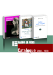 Catalogue - Labor et Fides