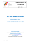 syllabus l3 socio 2014-2015 - Centre universitaire Jean