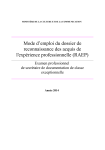 Mode d`emploi du dossier RAEP - Ministère de la Culture et de la