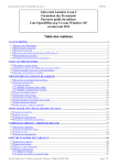 Parcours guidé du tableur Calc OpenOffice.org version 3